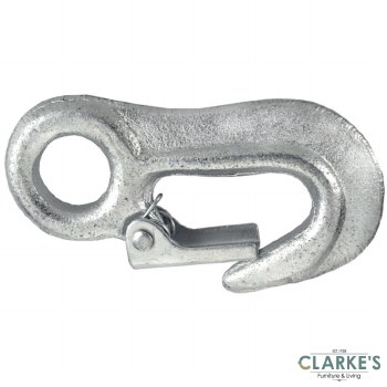 Connex Galvanised Snap Hook with Fixed Ring 90 mm