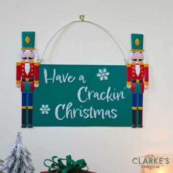 Crackin' Christmas Sign