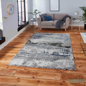 Craft Rug Grey / Navy 120 x 170cm