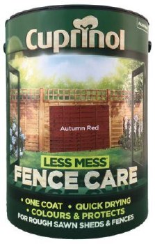 Cuprinol Fence Care Autumn Red 5Ltr