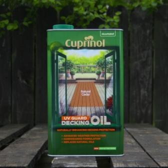 Cuprinol Decking Oil Natural Cedar 5 Ltr