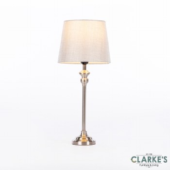 Dani Mini Buffet Lamp Silver/Grey 53cm