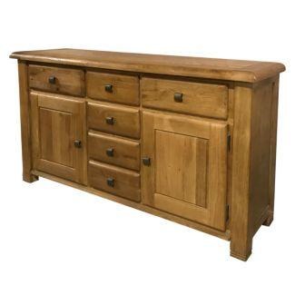 Danube Weathered Oak Large Sideboard