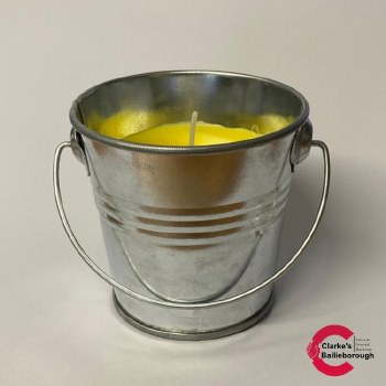 Citronella Steel Bucket Candle