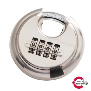 Defender 70mm Diskus Combination Padlock