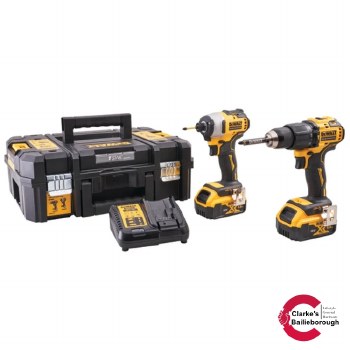 DeWalt 18V Combi Drill and Impact Driver Twin Pack