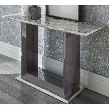 Donatella Marble Top Console Table