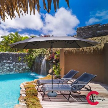 Double Garden Parasol