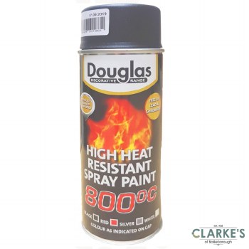 Douglas Heat Resistant Spray Paint Black