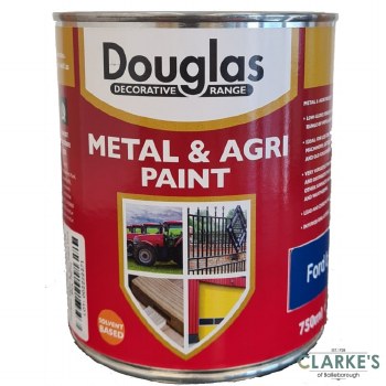 Douglas Metal and Agri Paint Ford Blue 750ml