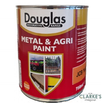 Douglas Metal and Agri Paint JCB Yellow 750ml