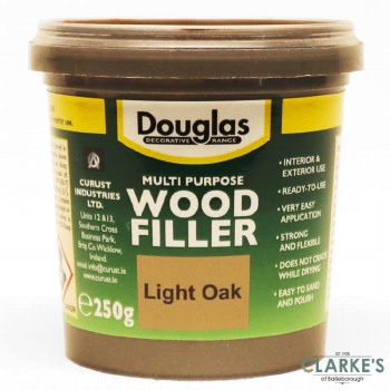 Douglas Multi Purpose Wood Filler Light Oak 250g