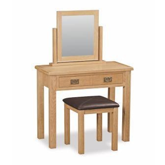 Salisbury Lite Oak Dressing Table Set