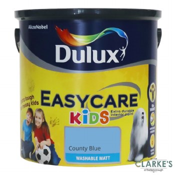 Dulux Easycare Kids Paint County Blue 2.5 Litre