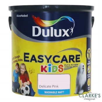Dulux Easycare Kids Paint Delicate Pink 2.5 Litre