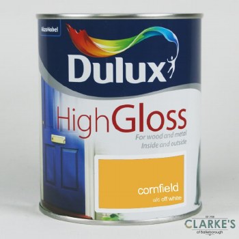 Dulux High Gloss Paint Cornfield 750ml