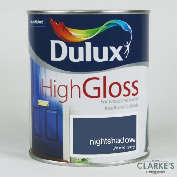 Dulux High Gloss Paint Nightshadow 750 ml