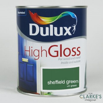 Dulux High Gloss Paint Sheffield Green 750 ml