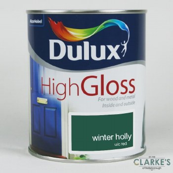 Dulux High Gloss Paint Winter Holly 750 ml