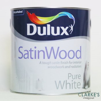 Dulux Satinwood Pure White 5 Litre