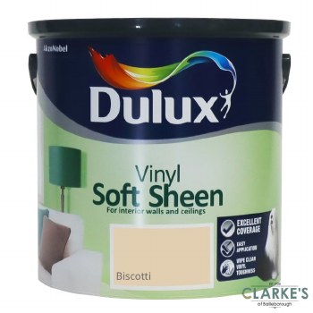 Dulux Vinyl Soft Sheen Paint Biscotti 2.5 litre