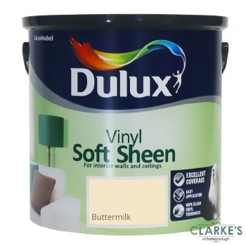 Dulux Vinyl Soft Sheen Paint Buttermilk 2.5 Litre