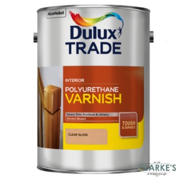 Dulux Polyurethane Varnish Clear Gloss 5 Litre