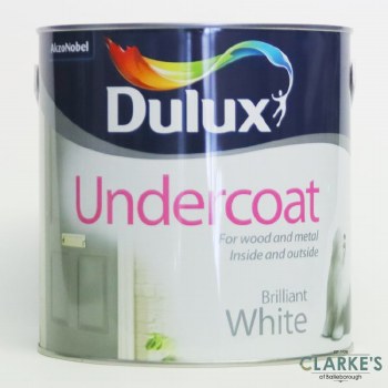 Dulux Pure Brilliant White Undercoat 2.5 Litre