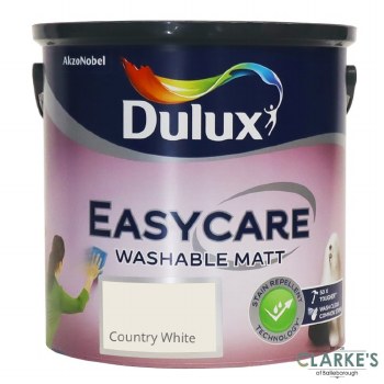 Dulux Easycare Washable Matt Paint Country White 2.5 Litre