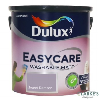 Dulux Easycare Washable Matt Paint Sweet Damson 2.5 Litre