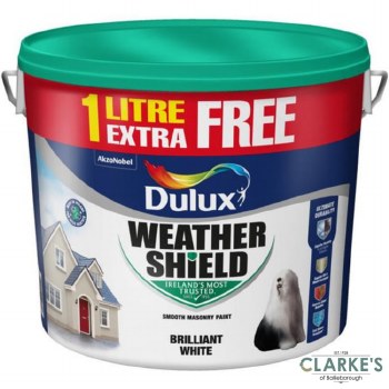 Dulux Weather Shield Brilliant White 11 Litre