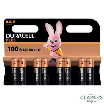 Duracell Plus Power AA Batteries 8 Pack