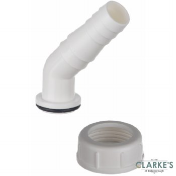 Easi Plumb PVC Angled Hose Union