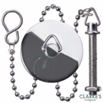Easi Plumb Basin Plug and Chain Set Chrome