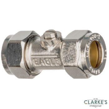 Easi Plumb 1/2" CxC Isolation Valve Screwdriver Operated