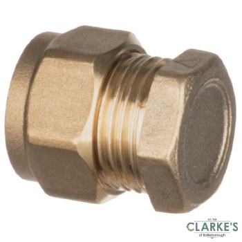Easi Plumb 3/4" Brass Compression Stop End
