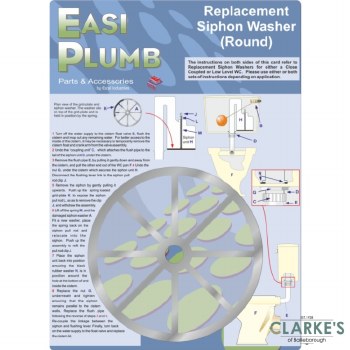 Easi Plumb 5" Round Siphon Washer