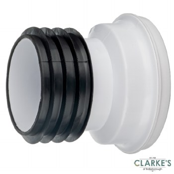 Easi Plumb Pan Connector Straight 4"