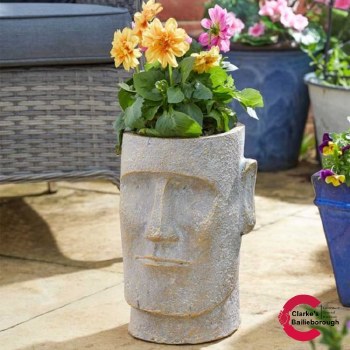 Easter Island Flower Planter