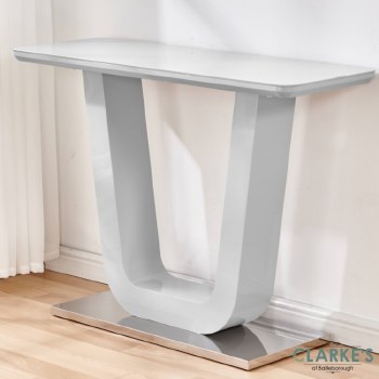 Edel Console Table Light Grey
