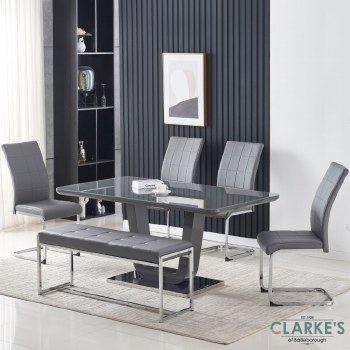 Edel Dining Set with Bench