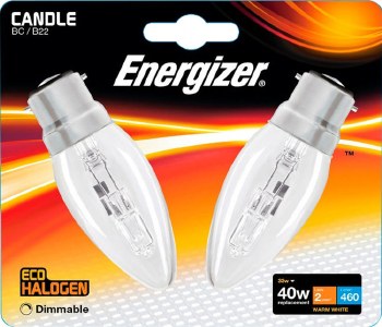 Energizer 33W Candle B22 Bulb