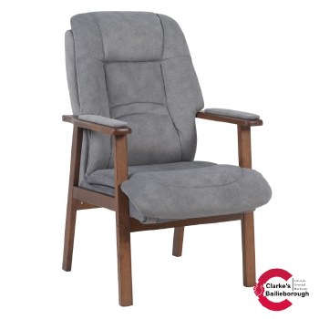 Enid Fireside Chair Grey