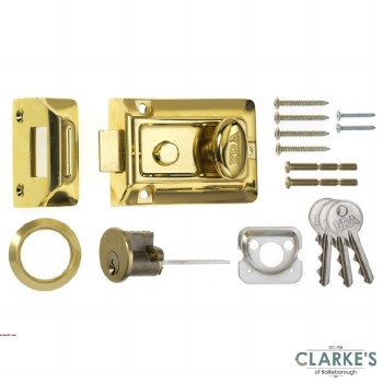 Era Traditional Nightlatch Door Lock Brass