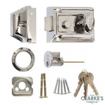 Era Traditional Nightlatch Door Lock Chrome