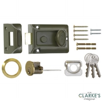 Era Traditional Nightlatch Door Lock Green