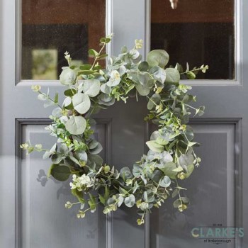 Eucalyptus Whirl Verde - Outdoor Wreath Garden Decoration