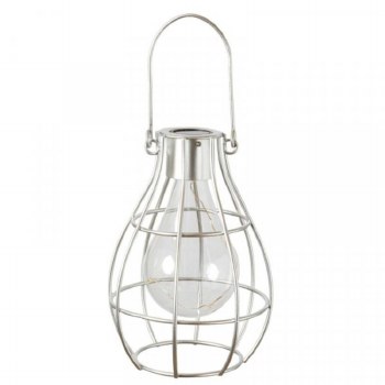 Solar Firefly Lantern Silver