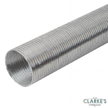 Aluminium G Air Duct 125 x 1000mm