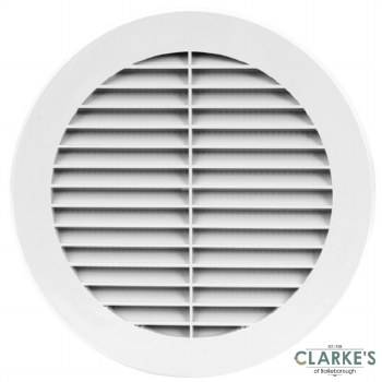 Round Plastic Vent Grille 100mm